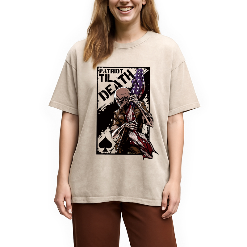 Tokyocanvas Patriot Til Death Washed T-Shirt
