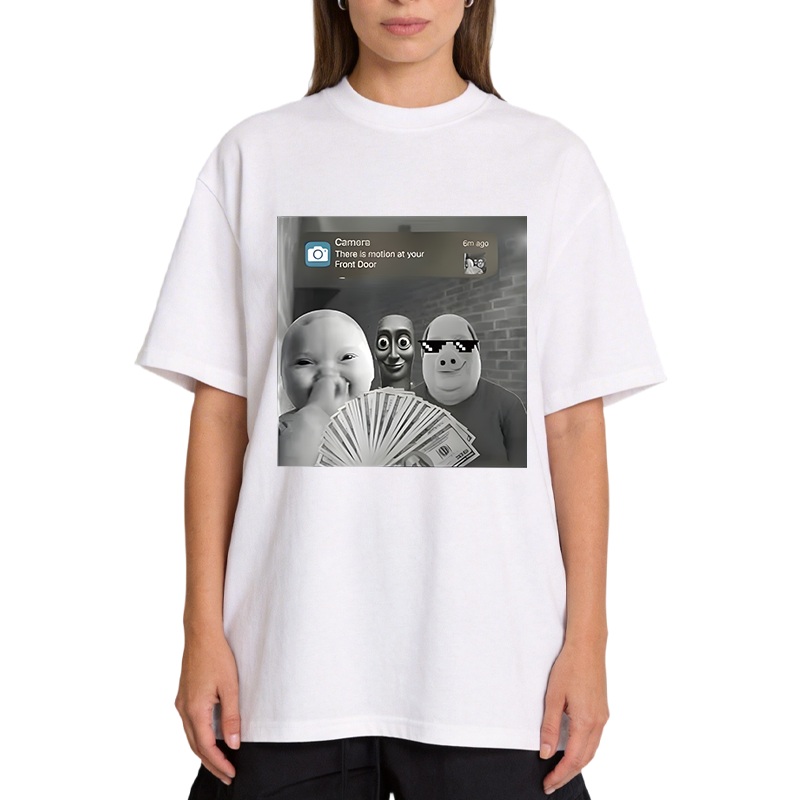 Tokyocanvas Tung Tung Tung Sahur&John Pork&AI Baby Funny Meme Classic T-Shirt
