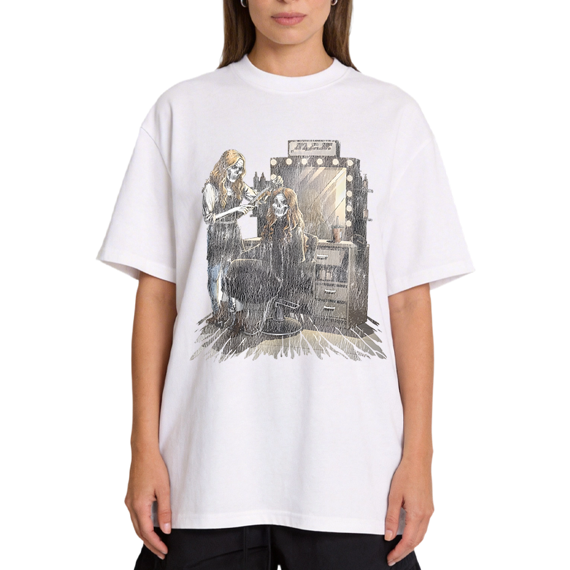 Tokyocanvas Skeleton Hair Cut Classic T-Shirt