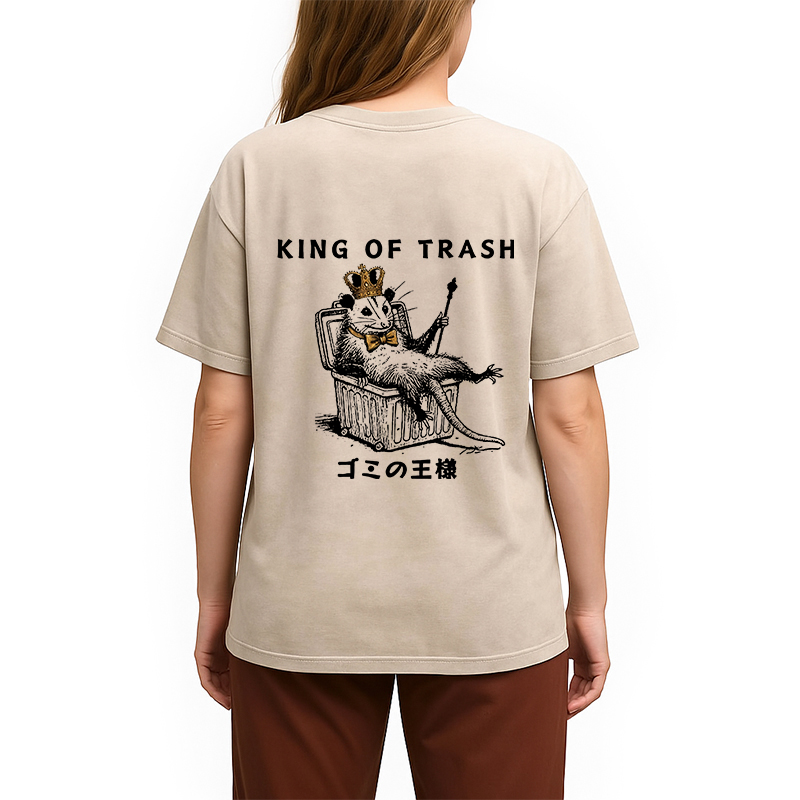 Tokyocanvas King Of Trash Back Washed T-Shirt
