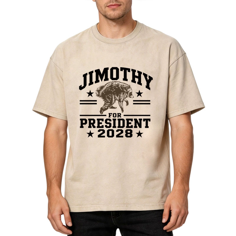 Tokyocanvas Jimothy for President Washed T-Shirt