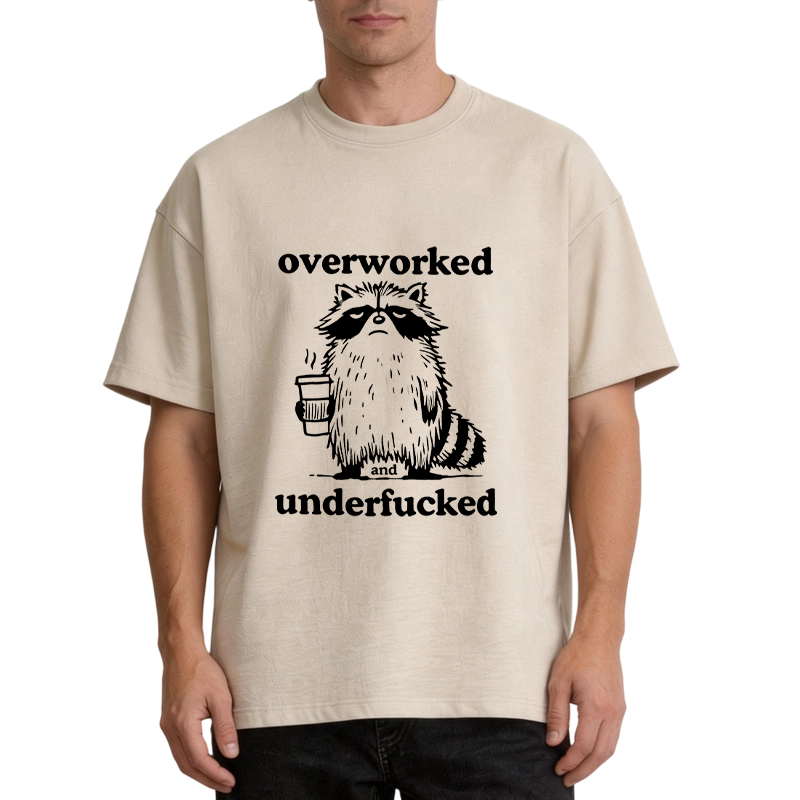 Tokyocanvas Overworked and Underfucked Washed T-Shirt