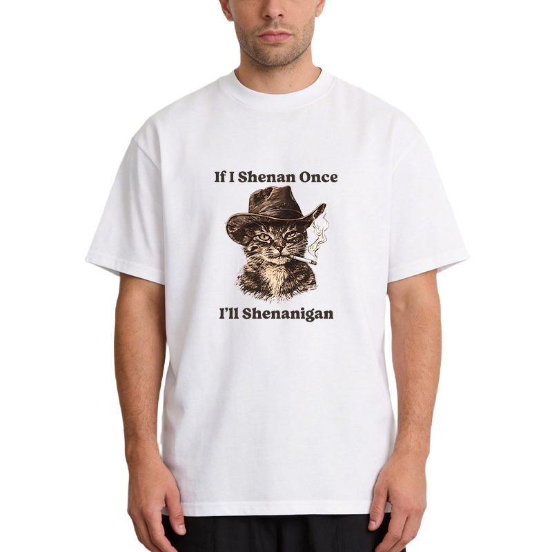 Tokyocanvas Funny Unhinged Cat Classic T-Shirt