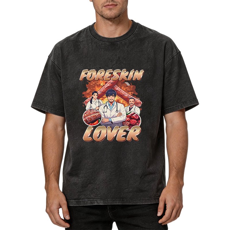 Tokyocanvas Foreskin Lover Washed T-Shirt