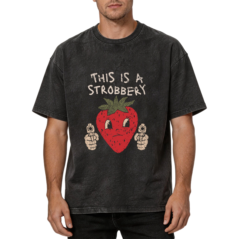 Tokyocanvas This is a Strawberry Washed T-Shirt