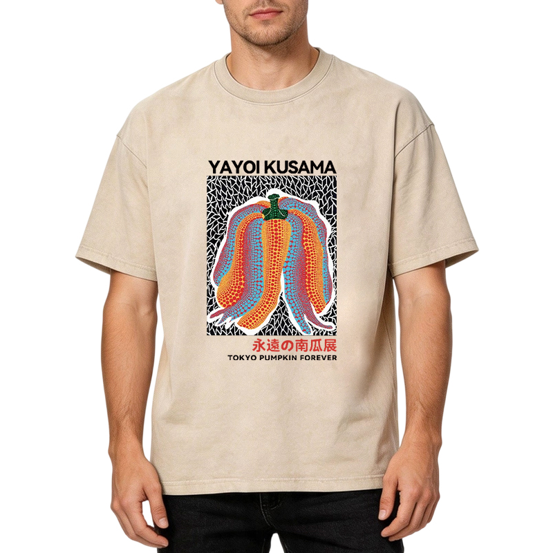 Tokyocanvas TOKYO PUMPKIN FOREVER Washed T-Shirt