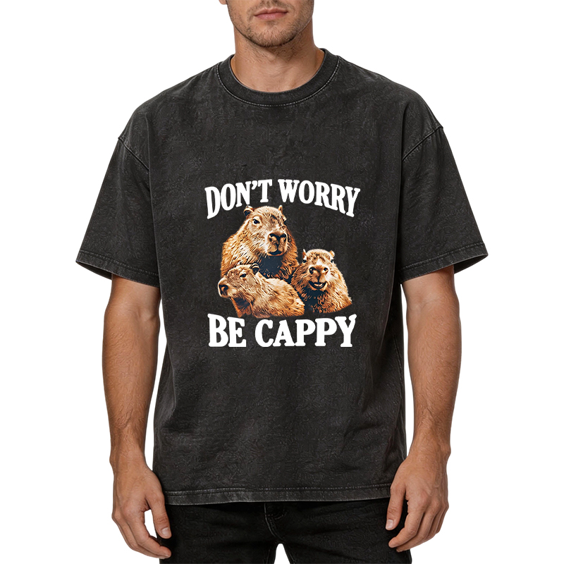 Tokyocanvas Vintage Capybara Comfort Colors Washed T-Shirt