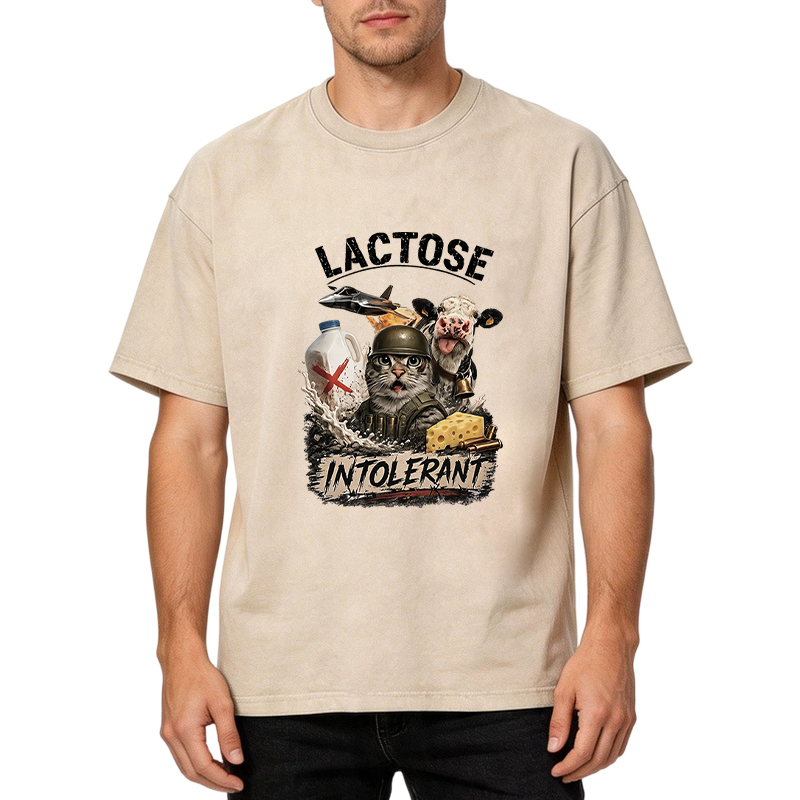 Tokyocanvas Dairy Is My Enemy Washed T-Shirt