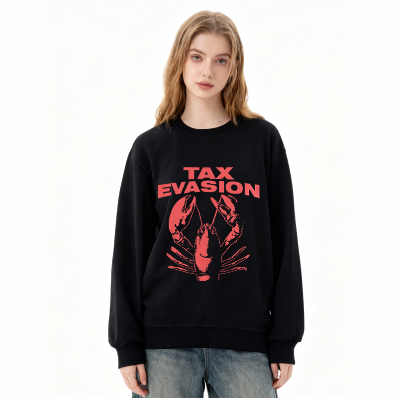 Tokyocanvas Tax Evasion Lobster Classic Sweatshirt