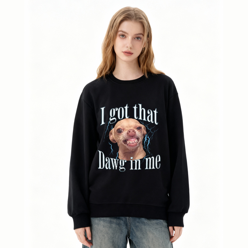Tokyocanvas Chihuahua Funny Meme Classic Sweatshirt