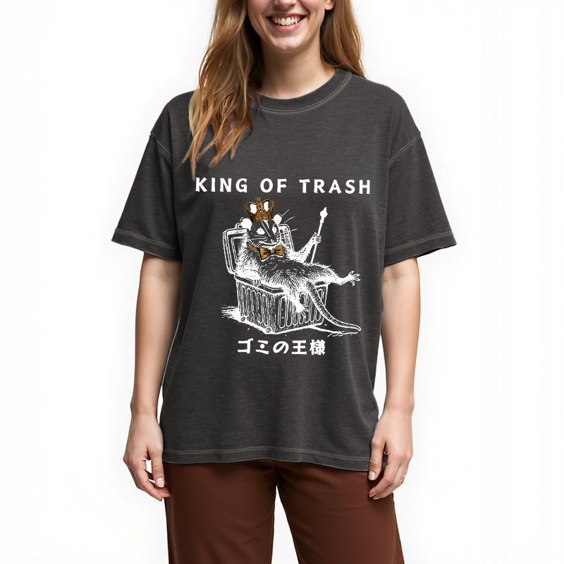 Tokyocanvas King Of Trash Gradient Washed T-Shirt