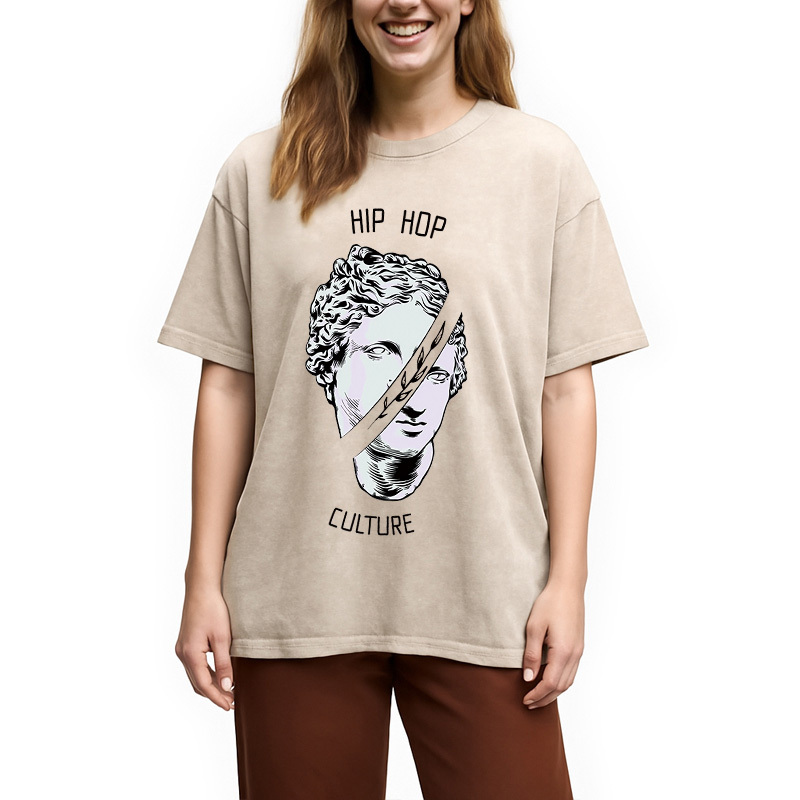 Tokyocanvas Hip Hop Culture Washed T-Shirt