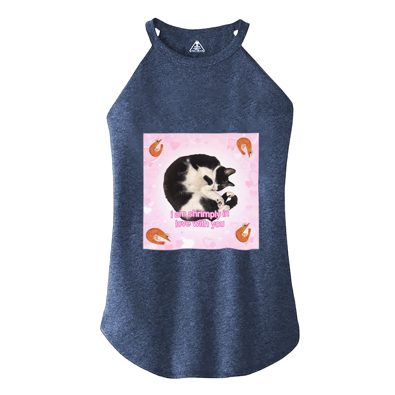 Tokyocanvas I Am Shrimply in Love with You Cotton Tank