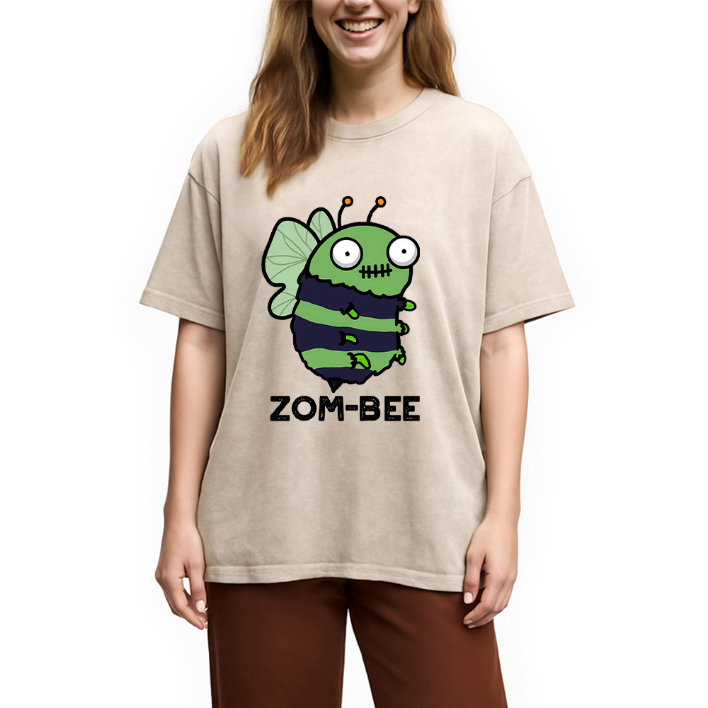 Tokyocanvas Zom-bee Boy Washed T-Shirt