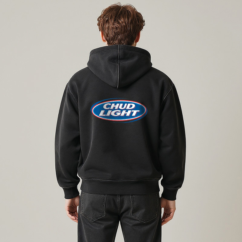 Tokyocanvas Chud Light Washed Zip Hoodie