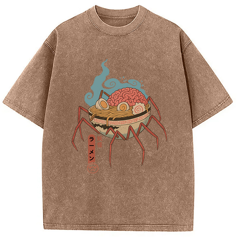 Tokyocanvas Yokai Ramen Washed T-Shirt