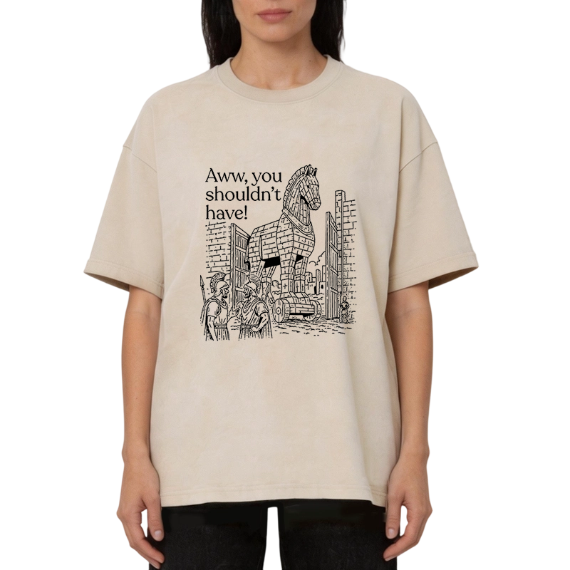 Tokyocanvas Aww, You Shouldn't Have! Washed T-Shirt