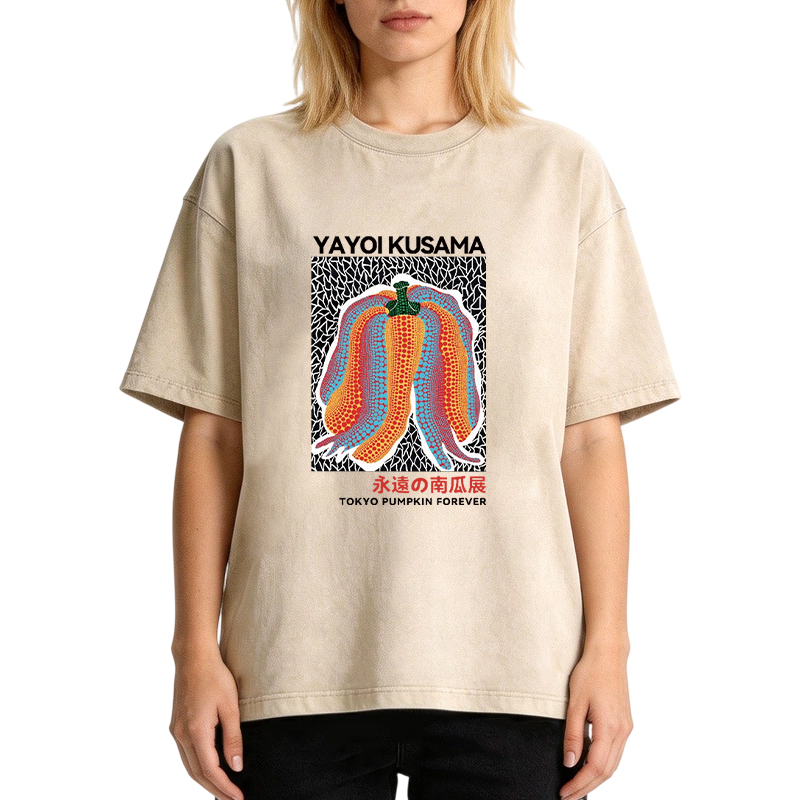 Tokyocanvas TOKYO PUMPKIN FOREVER Washed T-Shirt