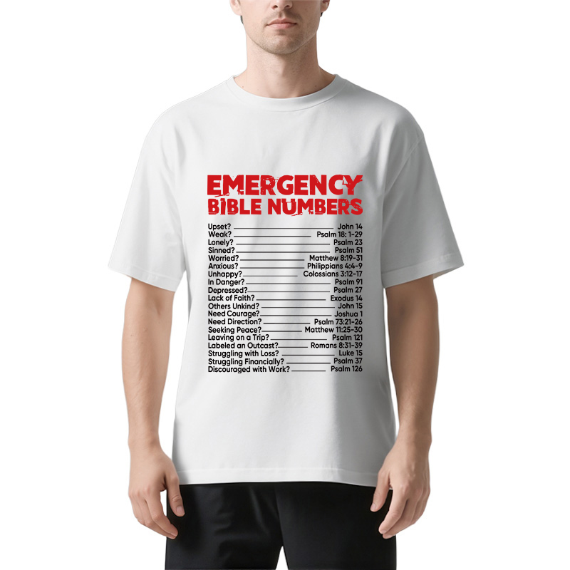 Tokyocanvas Bible Emergency Numbers Classic T-Shirt