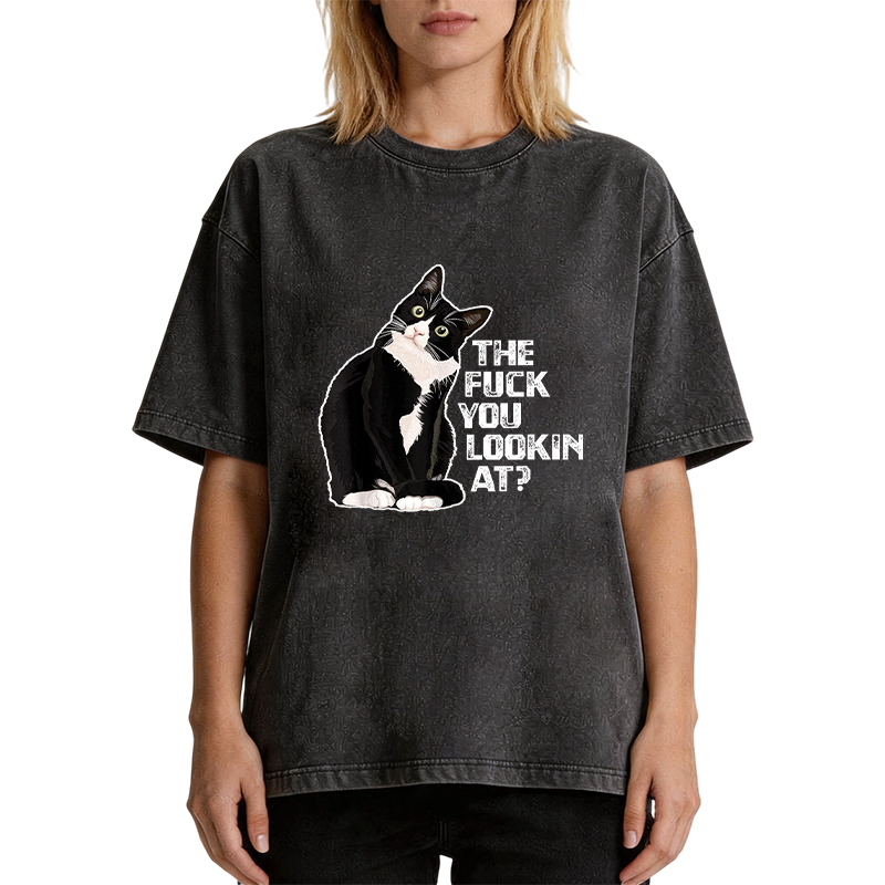 Tokyocanvas The F**k You Lookin at Washed T-Shirt