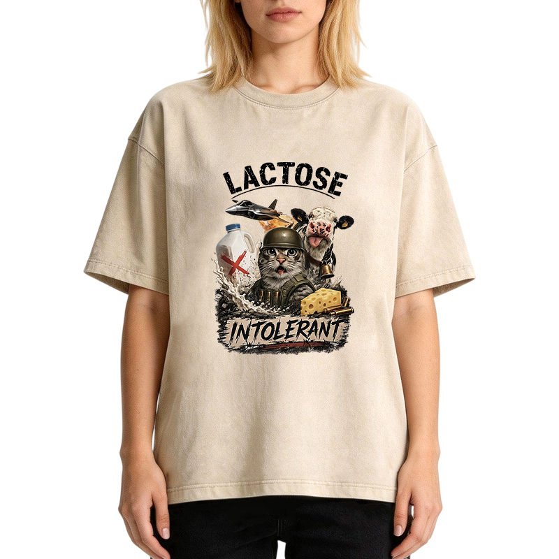 Tokyocanvas Dairy Is My Enemy Washed T-Shirt