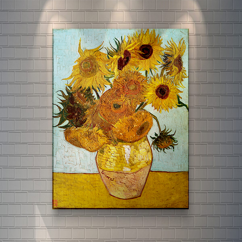 Tokyocanvas Sunflower By Vincent Print