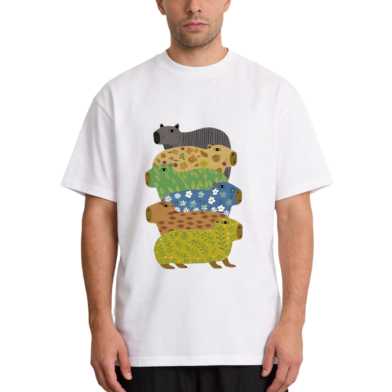Tokyocanvas Colorful Capybaras Classic T-Shirt