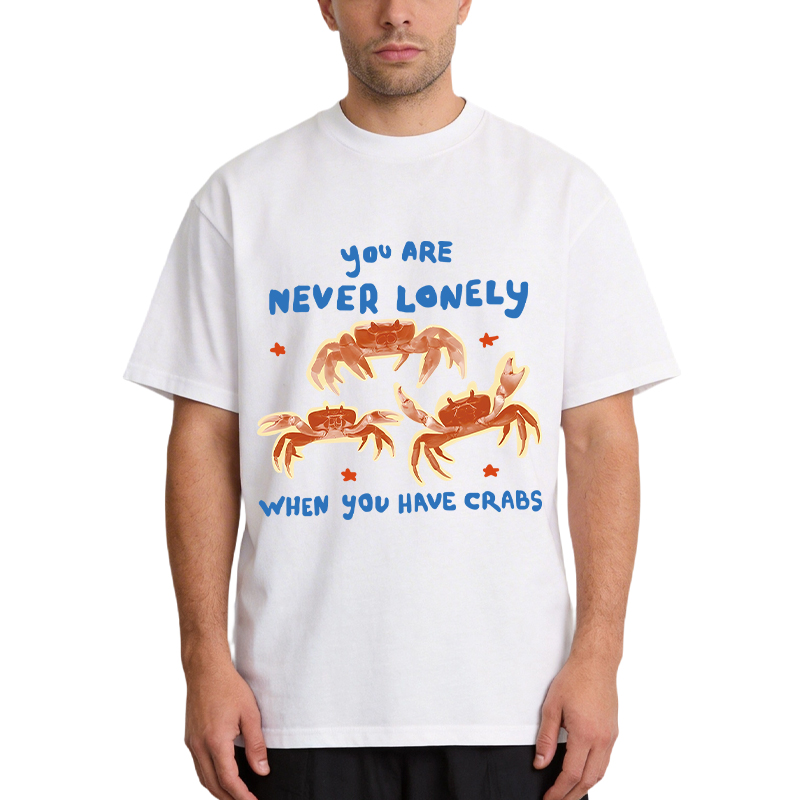 Tokyocanvas You Are Never Lonely When You Have Crabs Classic T-Shirt