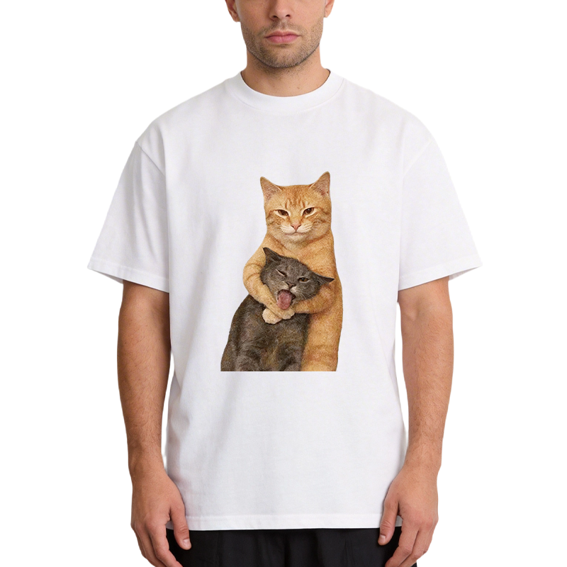 Tokyocanvas Fighting Cat Meme Classic T-Shirt
