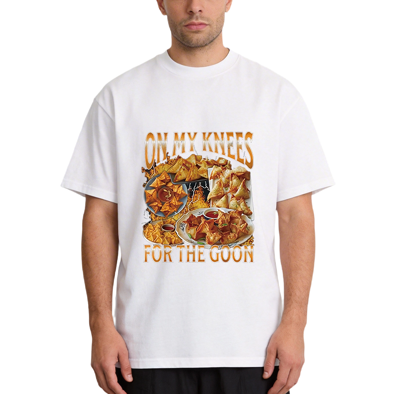 Tokyocanvas On My Knees Funny Crab Rangoon Meme Classic T-Shirt