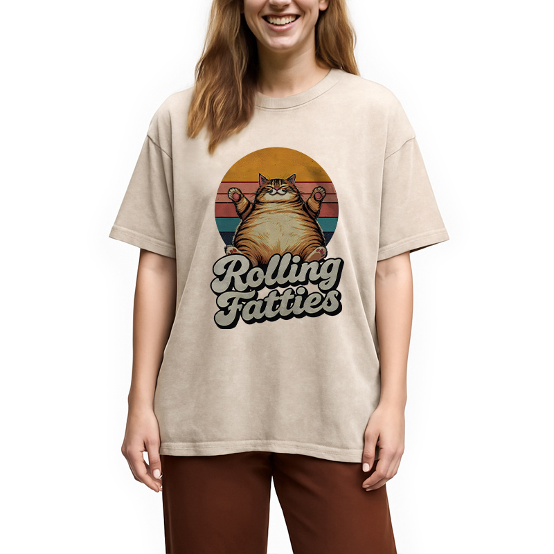 Tokyocanvas Rolling Fatties Washed T-Shirt
