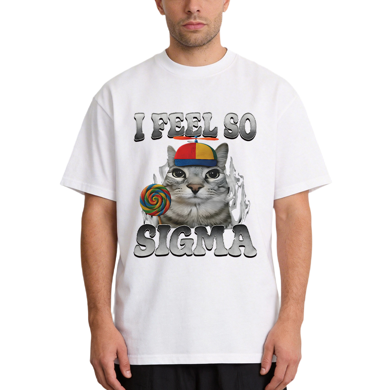 Tokyocanvas I Feel So Sigma Funny Cat Meme Classic T-Shirt