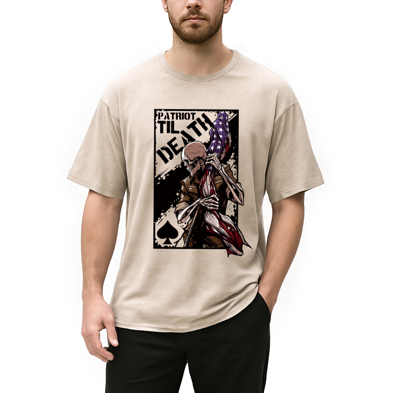 Tokyocanvas Patriot Til Death Washed T-Shirt