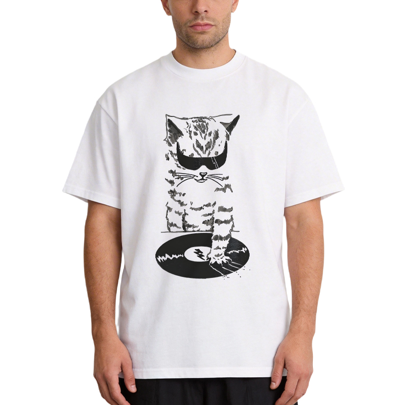 Tokyocanvas DJ Cat Classic T-Shirt