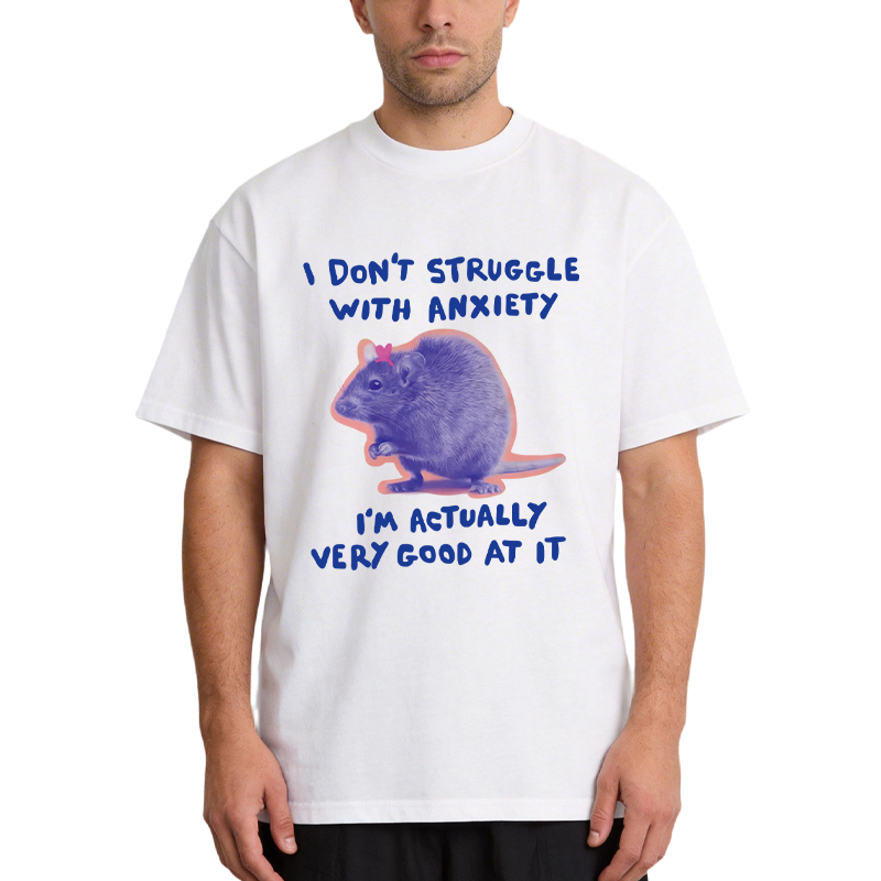 Tokyocanvas I Don't Struggle With Anxiety Classic T-Shirt