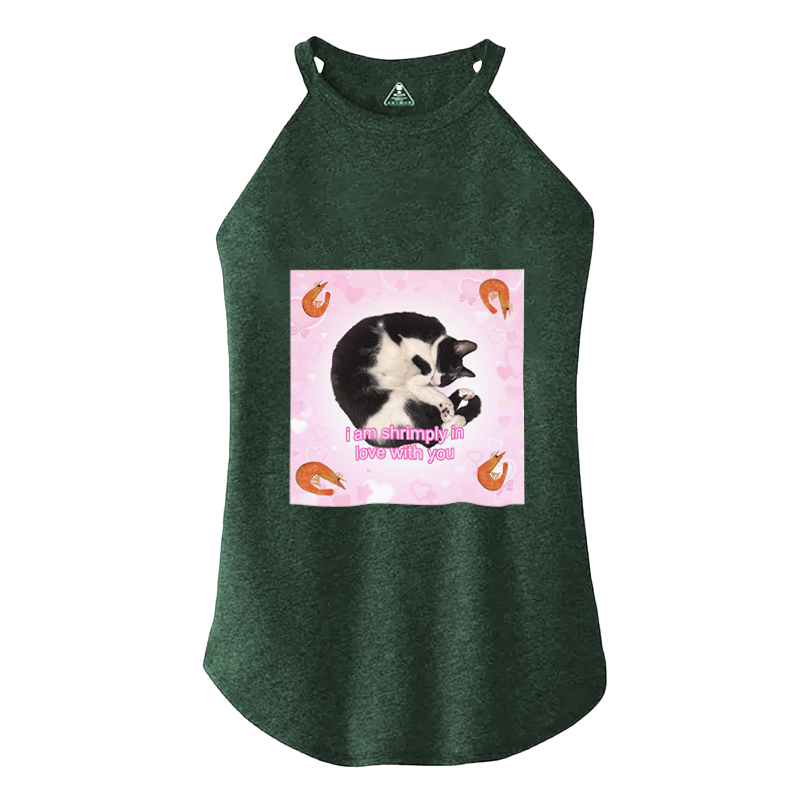 Tokyocanvas I Am Shrimply in Love with You Cotton Tank