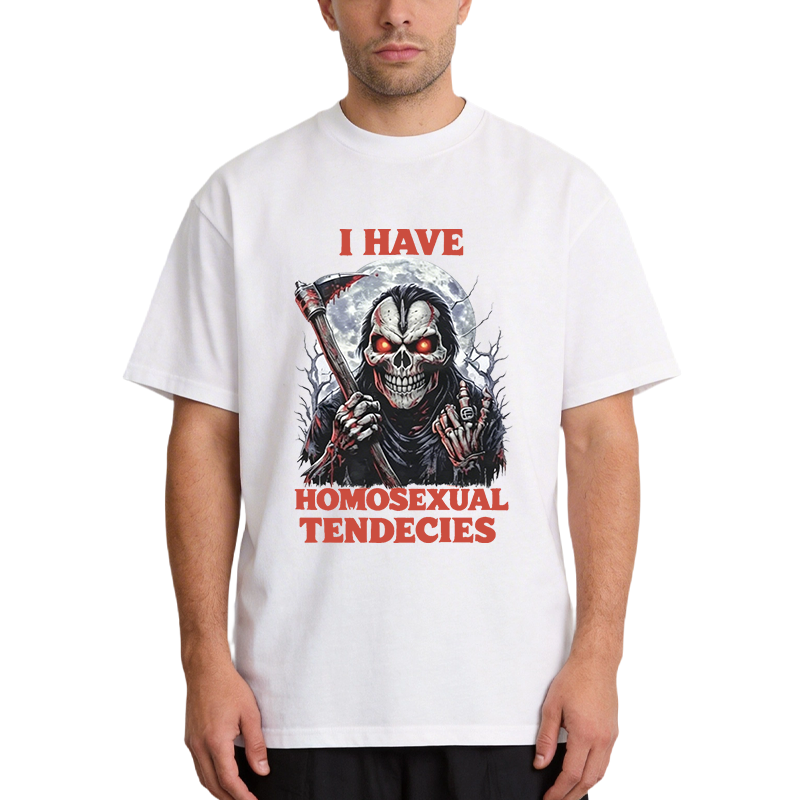 Tokyocanvas I Have Homosexual Tendencies Funny Werewolf Meme Classic T-Shirt
