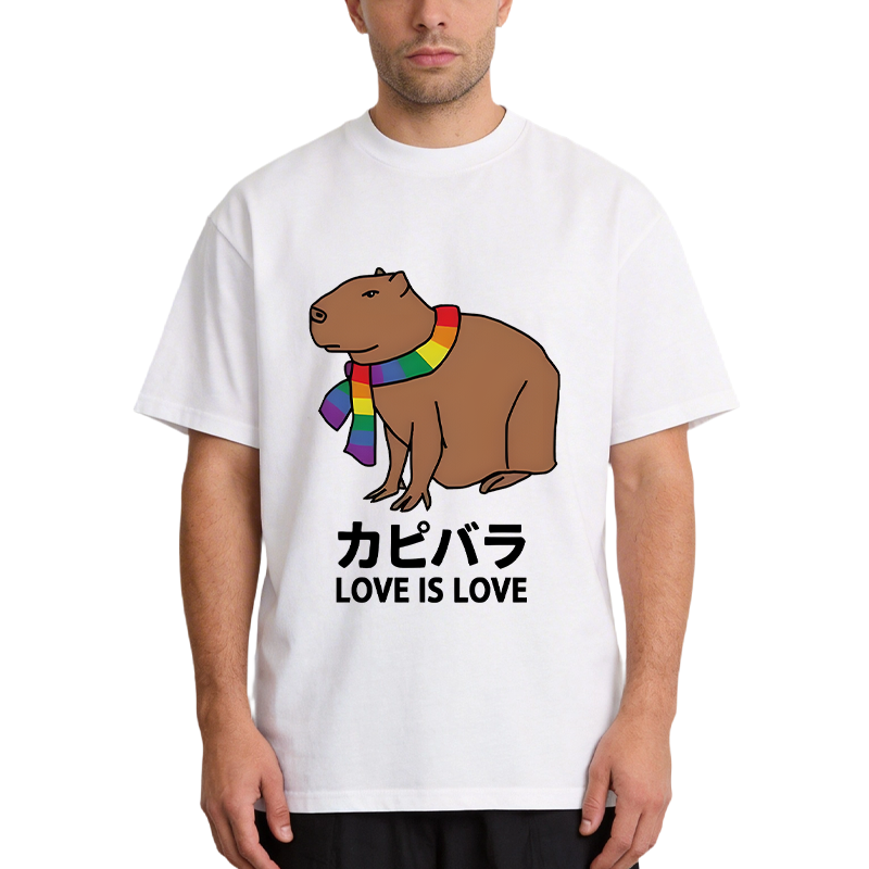 Tokyocanvas Capybara With Love Classic T-Shirt
