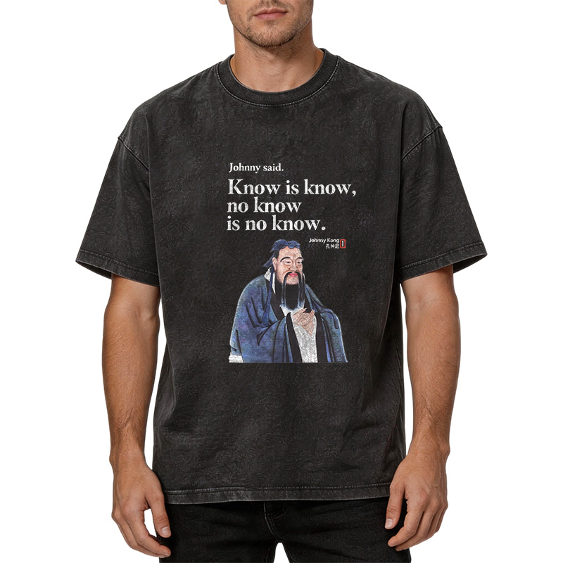 Tokyocanvas Know is Know Washed T-Shirt