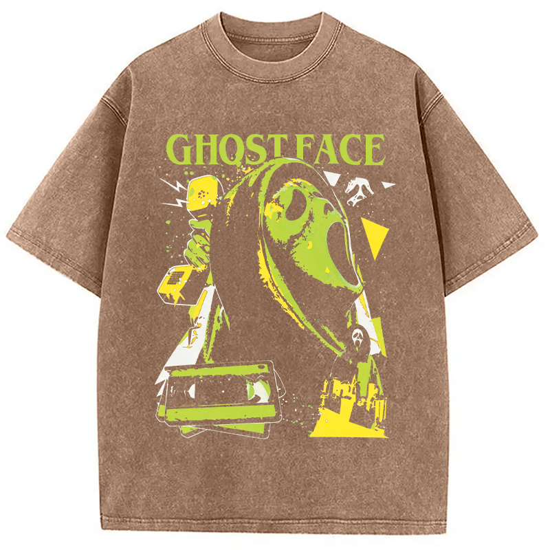 Tokyocanvas Ghost Face Washed T-Shirt