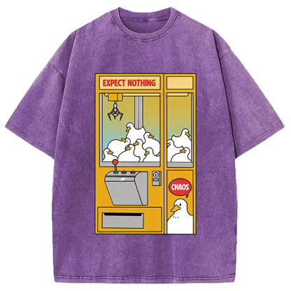 Tokyocanvas Chaos Machine Funny Washed T-Shirt