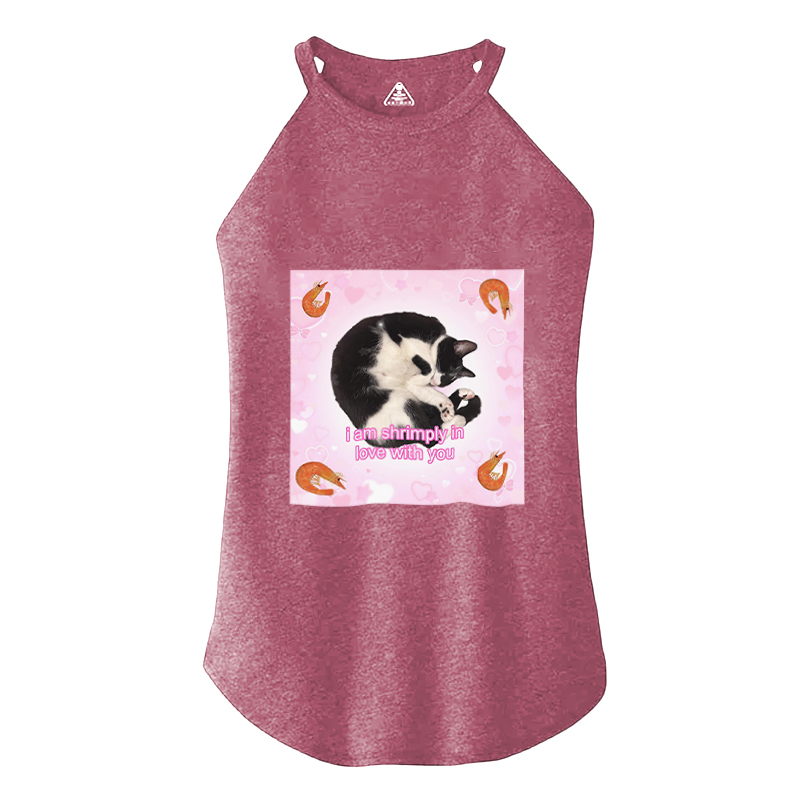 Tokyocanvas I Am Shrimply in Love with You Cotton Tank