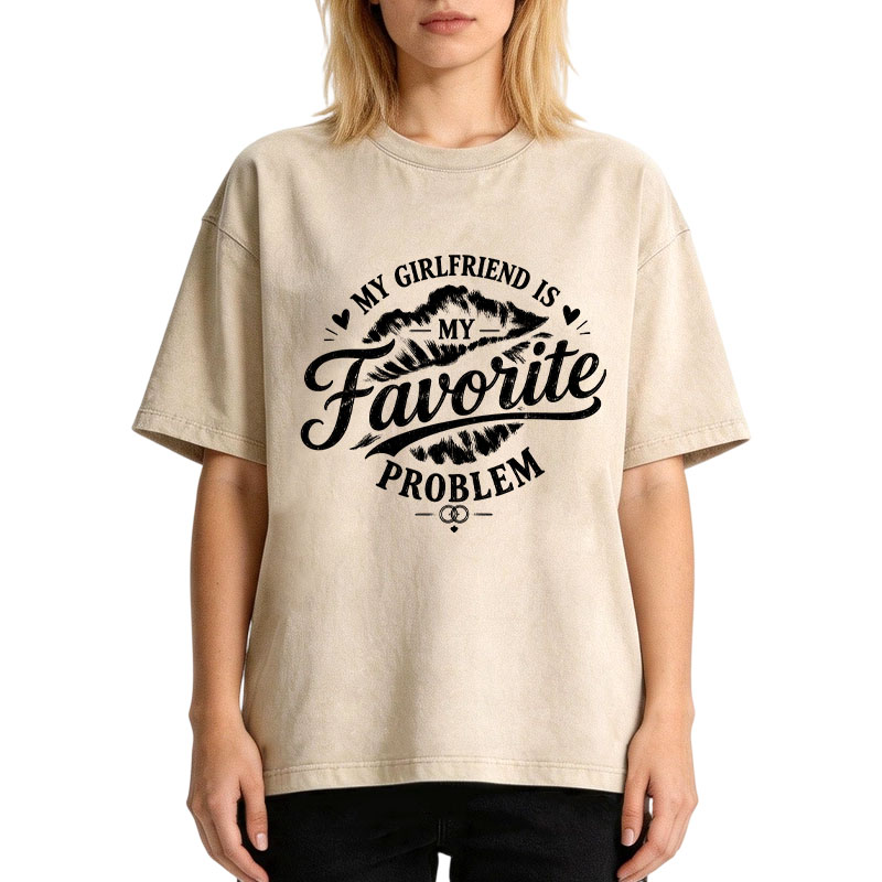 Tokyocanvas Favorite Problem Washed T-Shirt
