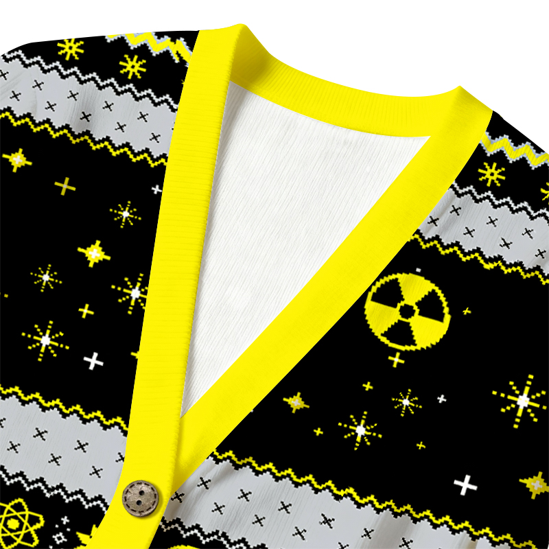 Tokyocanvas Legalize Recreational Plutonium Ugly Cardigan Sweatshirt