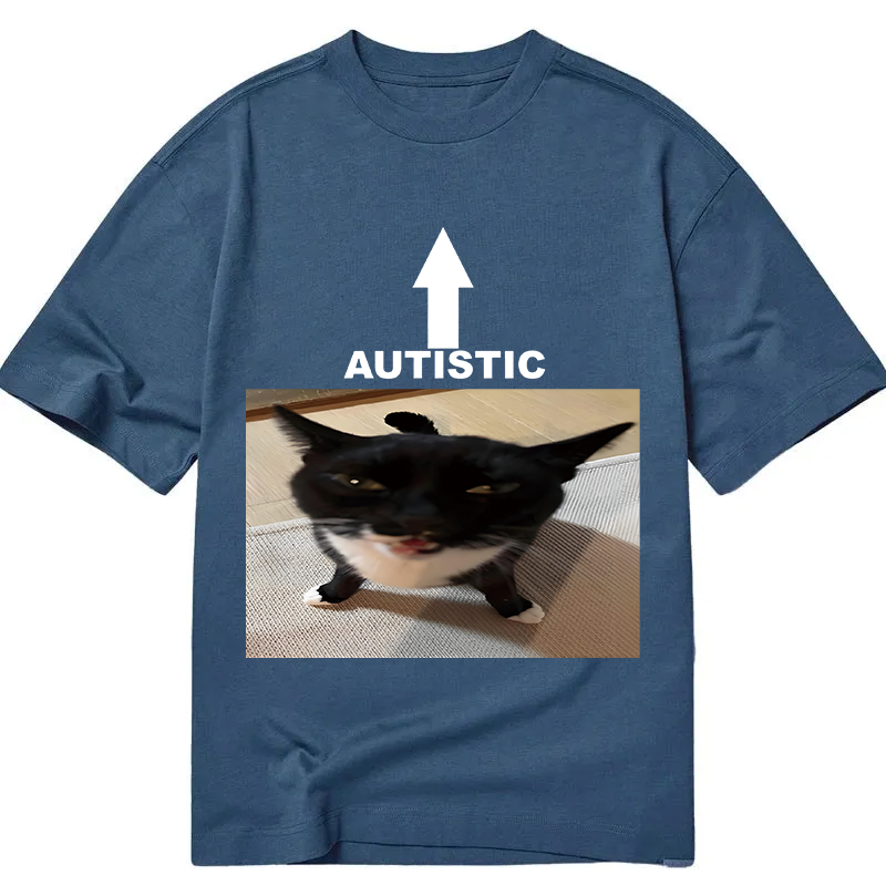 Tokyocanvas Autistic Cat Classic T-Shirt