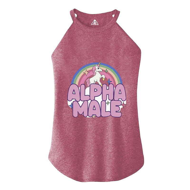 Tokyocanvas Rainbow Unicorn Alpha Male Cotton Tank