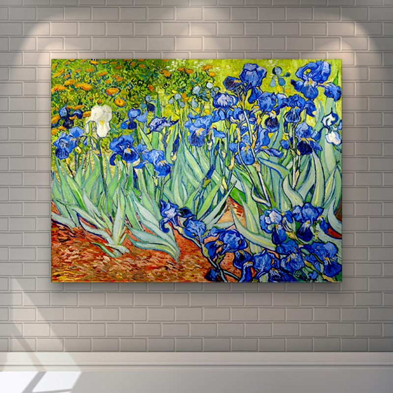 Tokyocanvas Irises By Vincent Print