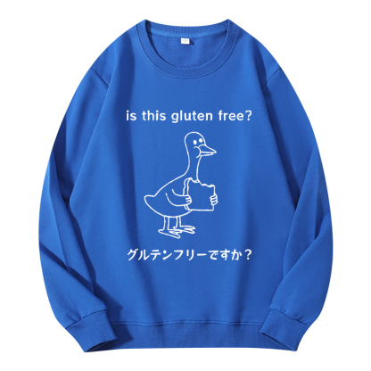 Tokyocanvas Avoid Gluten Product Classic Sweatshirt