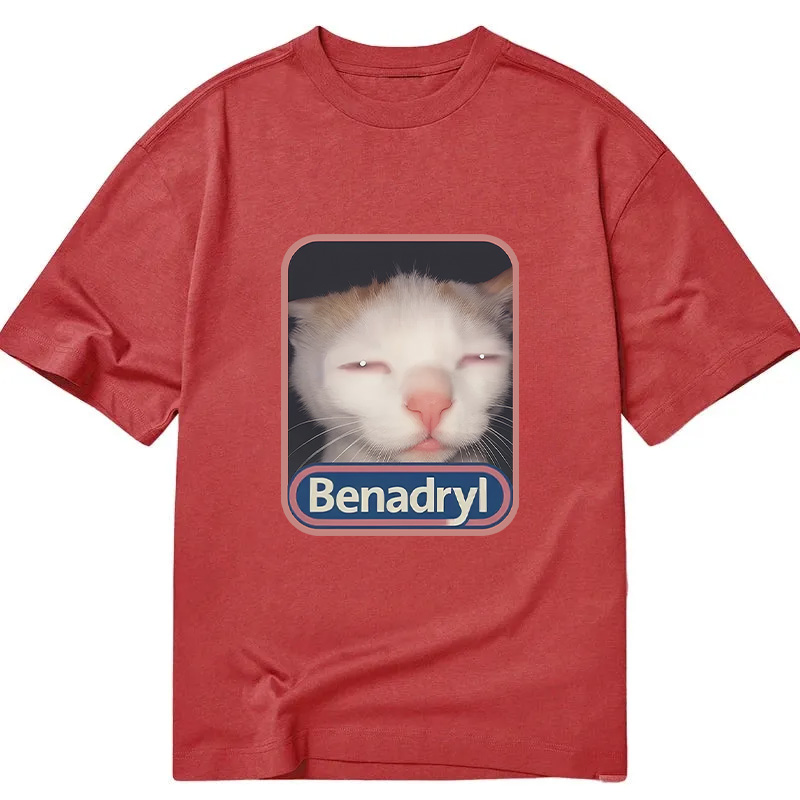 Tokyocanvas Benadryl Cat Meme Classic T-Shirt