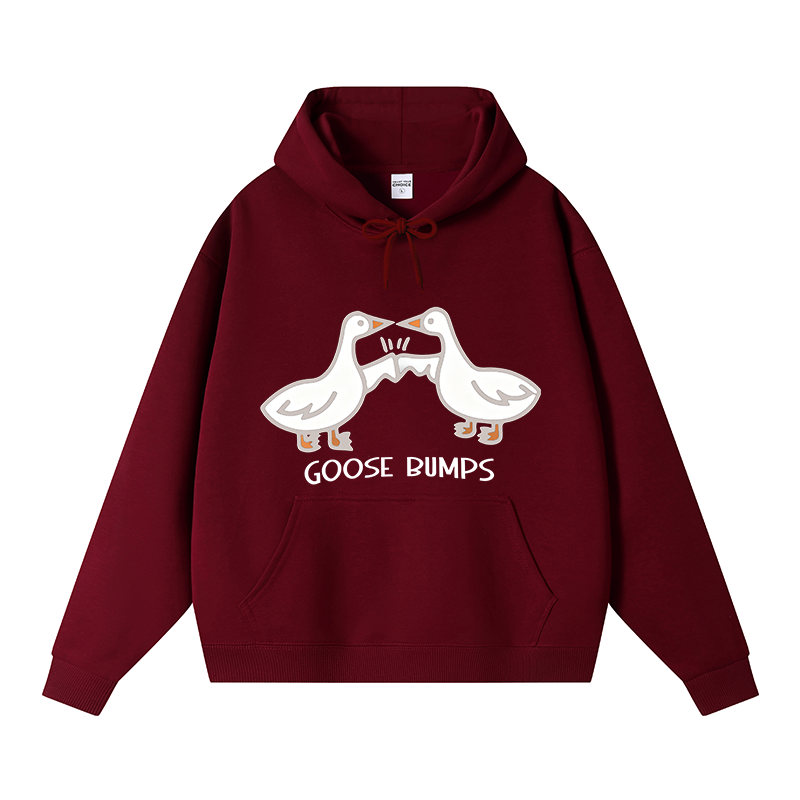 Tokyocanvas Goose Bumps Fleece Lined Hoodie
